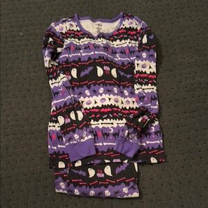 Gymboree Halloween Themed Pajama Set - Purple and Black
